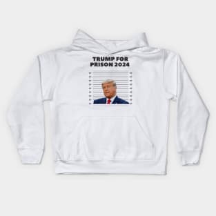 donald trump Mugshot 2024 never surrender Kids Hoodie